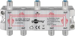 Goobay Splitter SAT 6 iesiri pentru dispozitive prin satelit 5-2400MHz Goobay 67004 (67004) - drumix