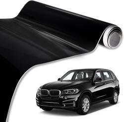 AVEX Folie auto pentru colantare integrala, Termoplastica, cu tehnologie "BUBBLE FREE", culoare Negru, finisaj Lucios, dimensiune 3, 0m x 1, 52m (KX5045)