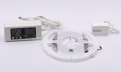 V-TAC Kit banda LED SMART Google Home & Alexa SMD5050 RGB 60LED/m 10W/m 1000lm/m IP20 5m V-TAC (SKU-2583) - drumix