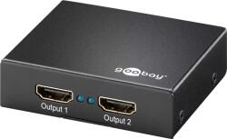 Goobay Splitter HDMI activ 1 intrare - 2 iesiri 4K GOOBAY (58977) - drumix