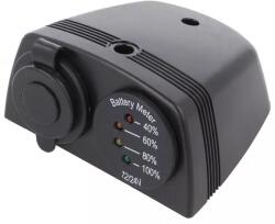 SCI Voltmetru si soclu bricheta auto x1 7-33VDC neagra SCI A13-144DA254HD-BB3 (A13-144DA254HD-BB3) - drumix