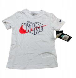 Nike gyerek póló fehér logó r 104-110 (4/5 év) új, eredeti (KN13/136-57)