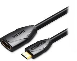 Vention Cablu HDMI V1.4 soclu - mini HDMI mufa 1m negru 30AWG VENTION ABAAF (ABAAF) - drumix