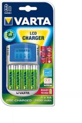 VARTA Incarcator AA AAA cu 4x acumulatori AA 2600mAh LCD Charger 57070 201 451 Varta (57070 201 451) Incarcator baterii