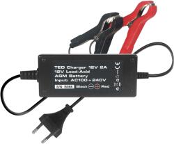 TED Incarcator cu debransare acumulatori plumb VRLA AGM 12V 2A TED (TEDcharger12V2A) - drumix Incarcator baterii