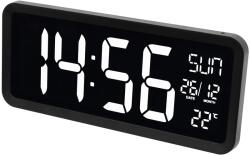 Somogyi Elektronic Ceas gigant de masa /perete cu LED cu termometru 37x16x3.9cm Home LTCJUMBO (LTCJUMBO)