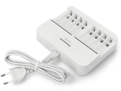 Panasonic Incarcator Eneloop pro Panasonic SMART 8 CHARGER 8x AA R6 sau 8x AAA R3 NiMH BQ-CC63E (BQ-CC63E) - drumix Incarcator baterii