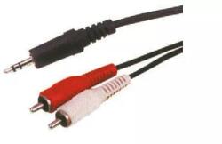 Cabletech Cablu Jack stereo 3.5 mm la 2x RCA 15m Cabletech (KPO2747-15) - drumix