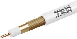 TED Cablu coaxial 20m 75ohm RG6 7mm cupru +tresa CCA TED Wire Expert New TED002365-20 (TED002365-20) - drumix