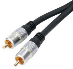 HQ Cablul video compozit RCA 10m Profesional OFC cupru placat 24K HQSS3542/10 (HQSS3542/10) - drumix