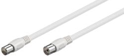 Goobay Cablu COAXIAL TV antena 10m mama-tata 75 ohm clasa A 85DB Dublu ecranat CCS alb 66617 Goobay (66617) - drumix