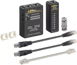 Goobay Tester retea RJ11 RJ12 RJ45 ISDN CAT5 CAT6 BNC Goobay (93010) - drumix