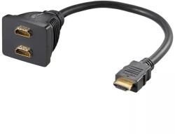 Goobay Cablu adaptor HDMI la 2x HDMI aurit Goobay (68784)