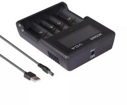 XTAR Incarcator universal LI-ION NI-MH NI-CD 1-4buc XTAR-VC4 (VC4) - drumix Incarcator baterii