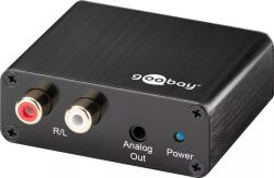 Goobay Adaptor AUDIO DIGITAL la ANALOG TOSLINK la 2x RCA +JACK 3.5 mm Goobay (58965)