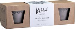 Bergs Potter Ghivece Københavner 10 cm gri 3 buc (KG10S-3)
