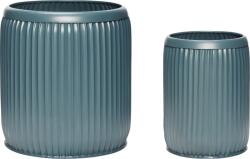 Hübsch Ghiveci Hübsch verde închis din metal 2 buc (390802)