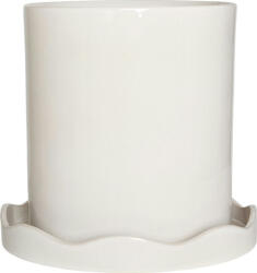 OYOY Ghiveci cu farfurie Nami, 27 cm, alb (L301400)