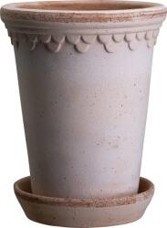 Bergs Potter Ghiveci Københavner înalt 14 cm roz cu suport (KR14RPS)