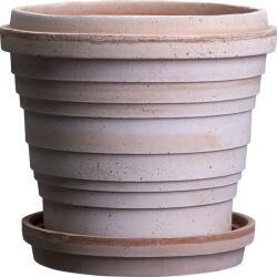 Bergs Potter Ghiveci Planet Jupiter 25 cm roz cu suport (PLAR25S)