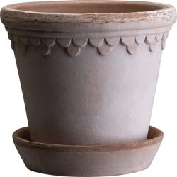 Bergs Potter Ghiveci Københavner 14 cm roz cu suport (KR14S)