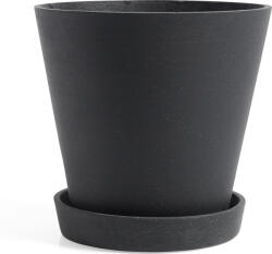 HAY Ghiveci Hay 21, 5 cm negru cu suport (AB394-A604-AB68)