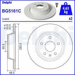 DELPHI Disc frana DELPHI BG5161C (BG5161C) - fixbox