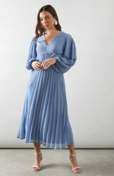 Wallis Kék Klasszikus Laza Midaxi Egyszerű Ruha Fodros Wallis 48