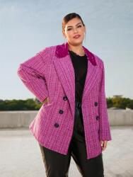 Shein Rózsaszín Klasszikus Blézer Hosszú Ujjú Gombos Gallér Shein 56/58