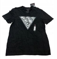 Guess női póló XL - fekete, triangle logó, klasszikus (KN13/97-13)