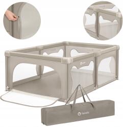 Lionelo Nagy gyerek járóka Játszótér padlóval Willow Beige (LO-WILLOW BEIGE)