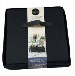  Tároló doboz fekete összecsukható kocka (D/1-A-15)