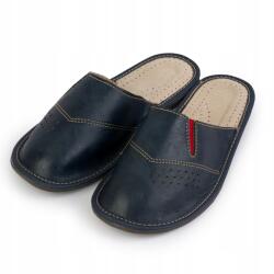 Nowo Férfi házicipő, sötétkék papucs ékwel (M-2050 B)
