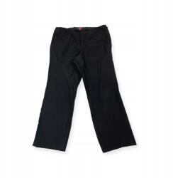  Fekete klasszikus női nadrág - elegáns, egyenes szárú, XXL (F30-17)