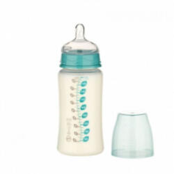 DENTISTAR Biberon cu gat larg Boy PP fara BPA, albastru, 300ml