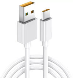 Prestige Charge Cablu USB la USB-C pentru Date si Incarcare Rapida 6.5A, PRESTIGE CHARGE, SuperVooC 65W pentru Oppo, 1m, Alb