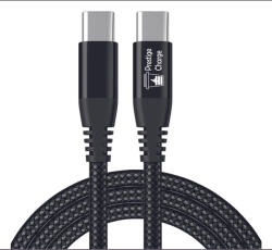 Prestige Charge Cablu USB-C la USB-C PD 60W PRESTIGE CHARGE, Transfer Date si Incarcare SuperFastCharge 25W/45W, Compatibil iPhone 15/16/17, Samsung si Tableta, 1m, N