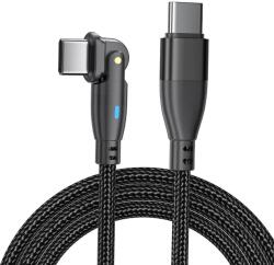 Prestige Charge Cablu USB-C la USB-C PD 60W PRESTIGE CHARGE, Transfer Date si Incarcare SuperFastCharge 25W/45W, Cap Rotativ 180°, Compatibil Telefon/Tableta, 2m, Neg