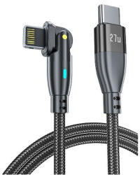 Prestige Charge Cablu USB-C la Lightning PD 27W PRESTIGE CHARGE, Transfer Date si Incarcare SuperFastCharge 3A, cap rotativ 180°, Compatibil iPhone/iPad/AirPods, Supo - prestigecharge - 49,95 RON