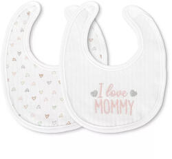 Lorelli Natural tépőzáras előke 2db - Girl