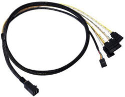 Broadcom Kábel Broadcom L5-00221-00 SFF-8643 - x4 SATA (Mini-SAS HD Internal to x4 SATA) (L5-00221-00)