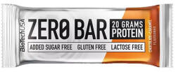 BioTechUSA Fehérjeszelet, gluténmentes, 50g, BIOTECH USA "Zero Bar", csokoládé-karamell (20008011030)