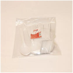  Kanál, műanyag, többször használatos, 17 cm, 20 db "Prima", fehér (1020003500) - iconink