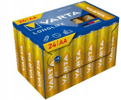 VARTA Elem, AA ceruza, 24 db, műanyagmentes, VARTA "Longlife (4106301134) - iconink