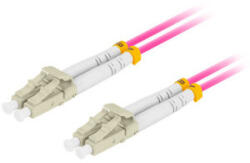 Lanberg Cablu retea Lanberg Fiber Optic Patchcord MM LC/UPC-LC/UPC Duplex OM4 3 m LSZH Violet (FO-LULU-MD41-0030-VT)