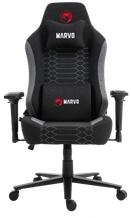 MARVO Kahn Gray Gamer szék, fekete/szürke (CH-178 GY) (CH178GY)