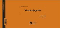  D. F. 21/B 25x5lapos "Visszárujegyzék" nyomtatvány (D.F.21/B) - bestbyte