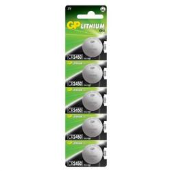 GP Batteries gombelem (cr2450, 3v, lítium) 5db/csomag (CR2450-7U5)