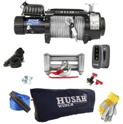 Husar Winch Troliu Husar Winch 18000lbs (8164kg) 12V cablu de oțel