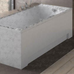 Besco Egyenes kád előlap - fehér 155x52 Quadro